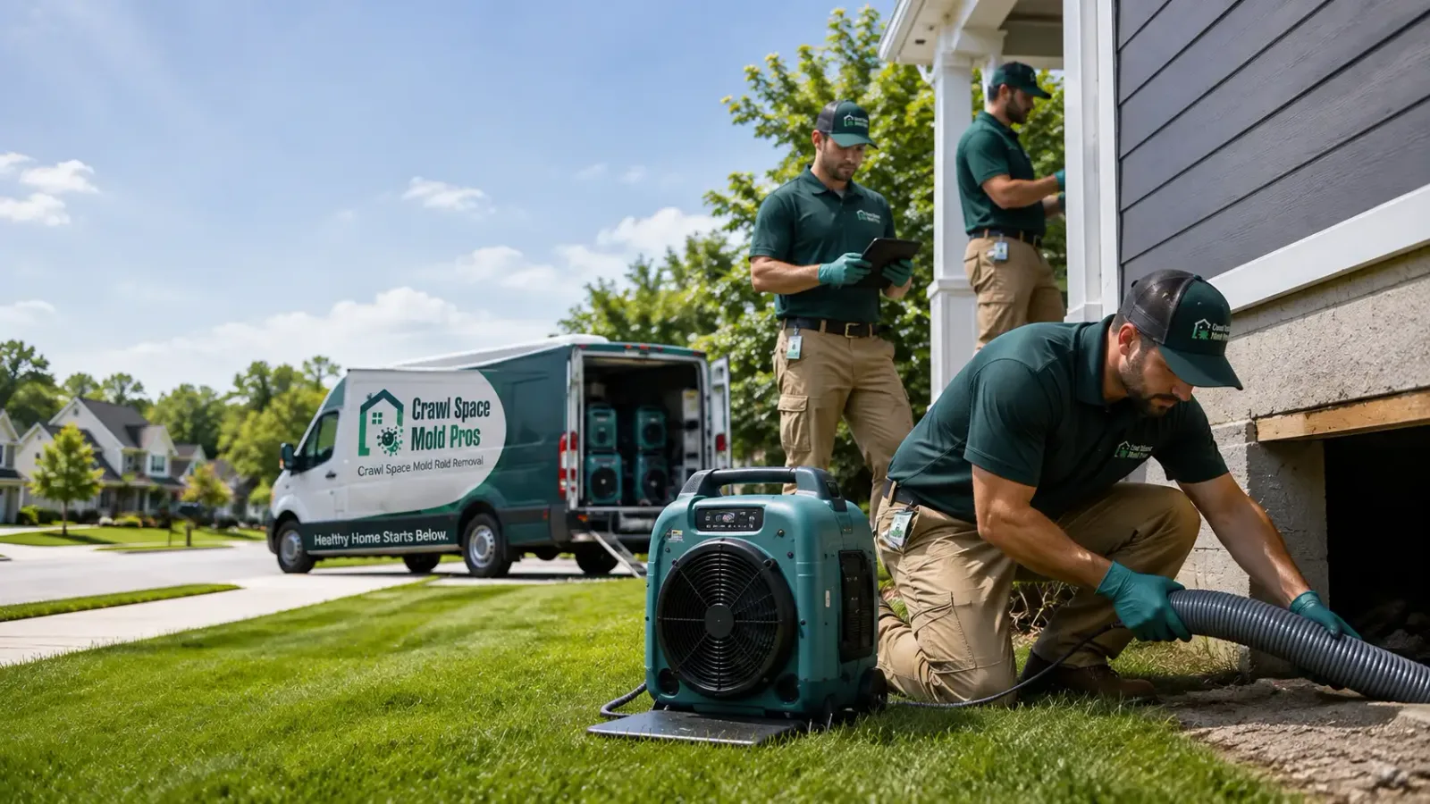 Crawl Space Mold Removal in Elizabethville, PA